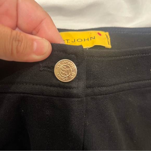 St. John Collection Women's Size 2 Stretch Straight Leg Black - Picture 11 of 11